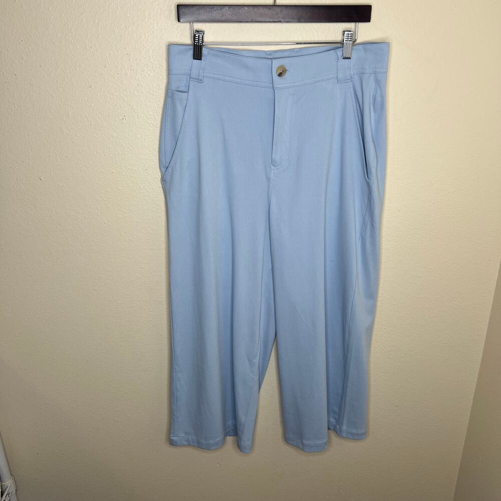 DG2 by Diane Gilman Light Blue 5 Pkt Cotton Blend Pant 14